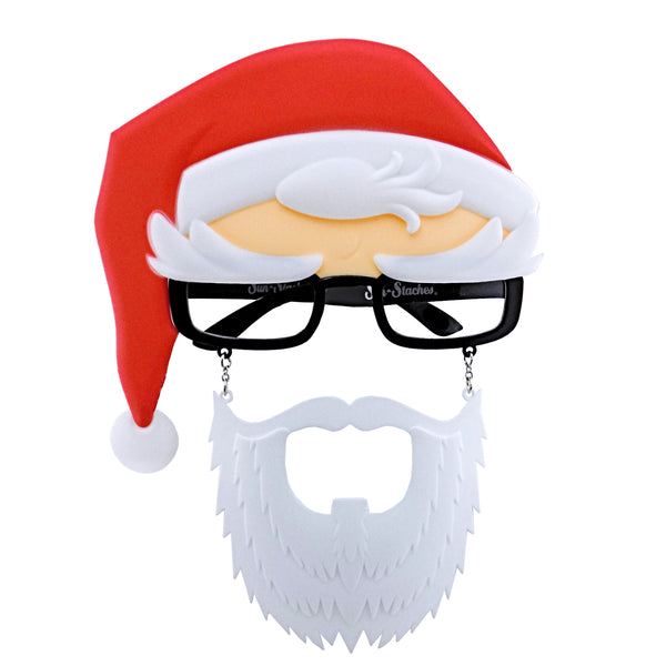 Santa Claus Glasses with Beard | Sun-Staches